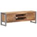 Meuble TV 120x30x40 cm Bois de manguier brut - Photo n°1