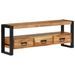 Meuble TV 120x30x45 cm bois d'acacia massif - Photo n°11