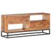 Meuble TV 120x30x50 cm Bois d'acacia brut - Photo n°9