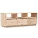 Meuble TV 140x37x50 cm Bois de pin massif - Photo n°1