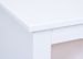 Meuble TV 2 tiroirs 1 niche pin massif blanc Prince 118 cm - Photo n°3