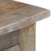 Meuble TV 3 tiroirs manguier fini chêne gris Teash 110 cm 2 - Photo n°4