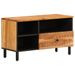 Meuble TV 80x33x46 cm bois d'acacia massif - Photo n°1