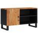 Meuble TV 80x33x46 cm bois d'acacia solide et d'ingénierie - Photo n°10