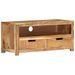 Meuble TV 88x35x40 cm Bois d'acacia massif - Photo n°9