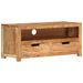 Meuble TV 88x35x40 cm Bois d'acacia massif - Photo n°12