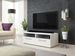Meuble TV à Led 2 portes blanc mat et blanc laqué Kaizo 100 cm - Photo n°5