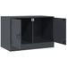 Meuble TV anthracite 67x39x44 cm acier - Photo n°7