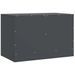 Meuble TV anthracite 67x39x44 cm acier - Photo n°9