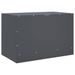 Meuble TV anthracite 67x39x44 cm acier - Photo n°9