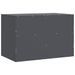 Meuble TV anthracite 67x39x44 cm acier - Photo n°9