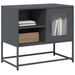 Meuble TV anthracite 68x39x60,5 cm acier - Photo n°1