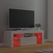 Meuble TV avec lumières LED Blanc brillant 120x35x40 cm 3 - Photo n°7