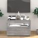 Meuble TV avec lumières LED Sonoma gris 60x35x40 cm - Photo n°1