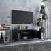 Meuble TV avec pieds en métal Noir 103,5x35x50 cm - Photo n°3