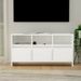 Meuble TV Blanc 102x37,5x52,5 cm Bois d'ingénierie - Photo n°1