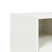 Meuble TV blanc 68x39x60,5 cm acier - Photo n°10