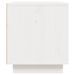 Meuble TV Blanc 80x35x40,5 cm Bois de pin massif - Photo n°6