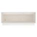 Meuble TV Blanc 90x35x35 cm Bois de pin massif - Photo n°3