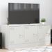 Meuble TV blanc 99x39x44 cm acier - Photo n°1