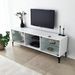 Meuble TV blanc à Led 8 couleurs Tika 160 cm - Photo n°8