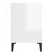 Meuble TV Blanc brillant 100x35x55 cm Bois d'ingénierie - Photo n°7