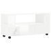 Meuble TV blanc brillant 102x34,5x43 cm bois d'ingénierie - Photo n°5