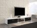 Meuble TV blanc et noir mat Flexa 176 cm - Photo n°2