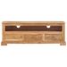 Meuble TV Bois massif d'acacia 110x30x40 cm Marron - Photo n°2