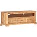 Meuble TV Bois massif d'acacia 110x30x40 cm Marron - Photo n°9