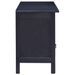 Meuble TV Café noir clair 100x30x45 cm Bois d'acajou massif - Photo n°4