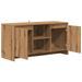 Meuble TV chêne artisanal 102x37,5x52,5 cm bois d'ingénierie - Photo n°7