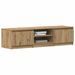 Meuble TV chêne artisanal 140x40x36 cm bois d'ingénierie - Photo n°1
