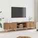 Meuble TV chêne artisanal 180x31,5x40 cm bois d'ingénierie - Photo n°1