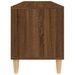 Meuble TV chêne marron 100x34,5x44,5 cm bois d'ingénierie - Photo n°7