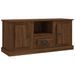 Meuble TV chêne marron 100x35,5x45 cm bois d'ingénierie - Photo n°2