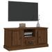 Meuble TV chêne marron 100x35,5x45 cm bois d'ingénierie - Photo n°4