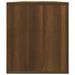 Meuble TV Chêne marron 100x35x40 cm Bois d'ingénierie - Photo n°7