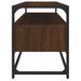 Meuble TV chêne marron 100x35x45 cm bois d'ingénierie - Photo n°7