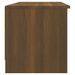 Meuble TV Chêne marron 102x35,5x36,5 cm Bois d'ingénierie - Photo n°7