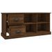 Meuble TV chêne marron 102x35,5x47,5 cm bois d'ingénierie - Photo n°7