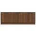 Meuble TV Chêne marron 102x35x36,5 cm Bois d'ingénierie - Photo n°6