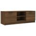 Meuble TV Chêne marron 102x35x36,5 cm Bois d'ingénierie - Photo n°2