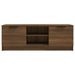 Meuble TV Chêne marron 102x35x36,5 cm Bois d'ingénierie - Photo n°3