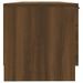 Meuble TV Chêne marron 102x35x36,5 cm Bois d'ingénierie - Photo n°5