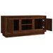 Meuble TV chêne marron 102x35x45 cm bois d'ingénierie - Photo n°7