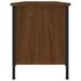 Meuble TV chêne marron 102x35x45 cm bois d'ingénierie - Photo n°6