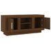 Meuble TV chêne marron 102x35x45 cm bois d'ingénierie - Photo n°7