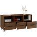 Meuble TV Chêne marron 102x35x50 cm Bois d'ingénierie - Photo n°4