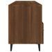 Meuble TV Chêne marron 102x35x50 cm Bois d'ingénierie - Photo n°7